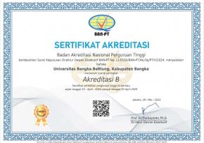 Perpanjangan Predikat Akreditasi "B" Universitas Bangka Belitung